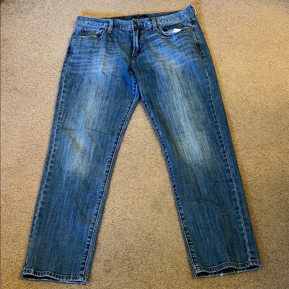 Lucky Brand Men's Straight Jeans in Faded Blue Wash